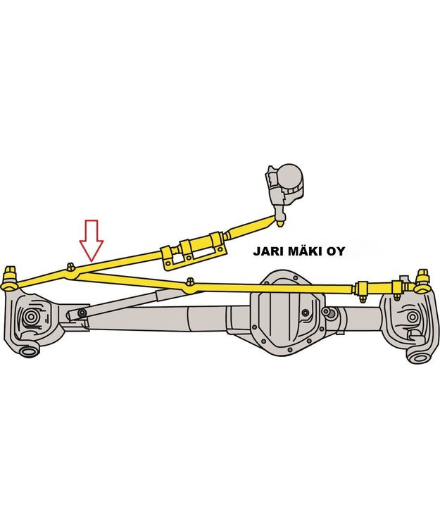 Raidetangon pää ulompi oikea premium laatu Dodge Ram 2000-2002