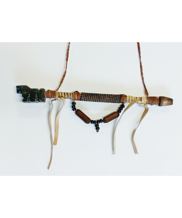 Rauhanpiippu-koriste Veistetty eläin / Navajo