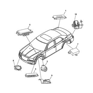 Rengaspainevastaanotin Chrysler 300C 2006-2008