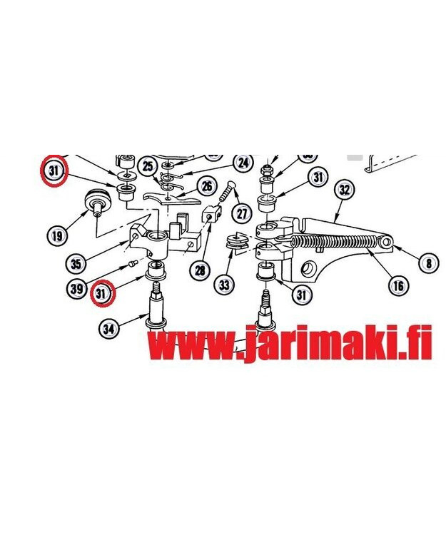 Saranan pusla liukuoveen Chevrolet 1985-1995