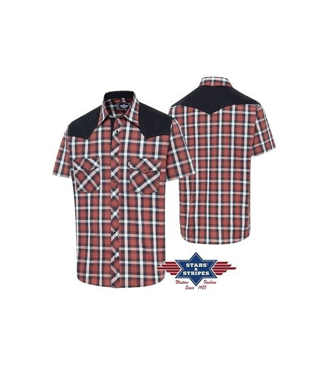 Stars & Stripes - lyhythihainen westernpaita