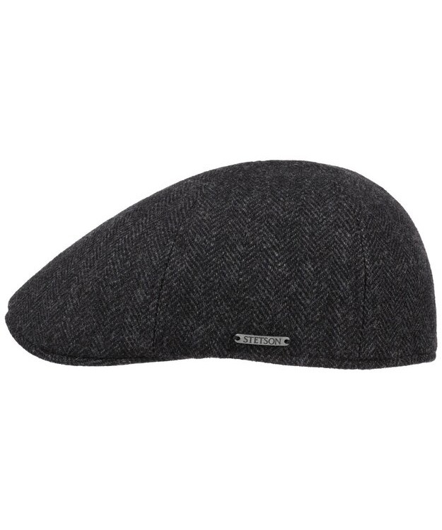 Stetson Duck Cap Texas Wool Herringbone