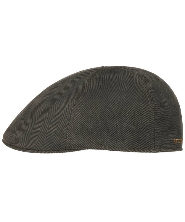 Stetson Flat Cap - Dark Olive