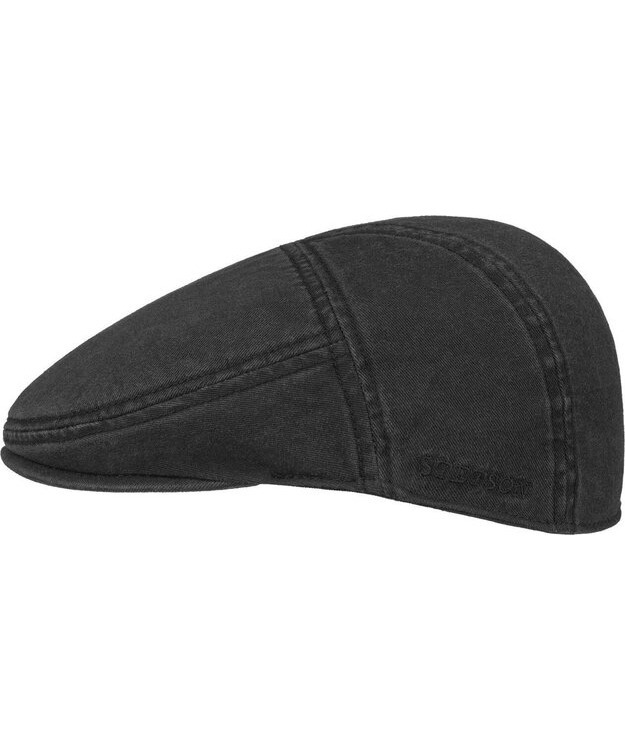 Stetson Flat Cap Ivy - Musta