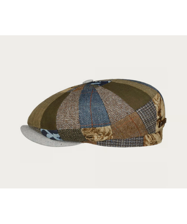 Stetson Patchwork Barista Flat Cap Lipalla **KOKO L**