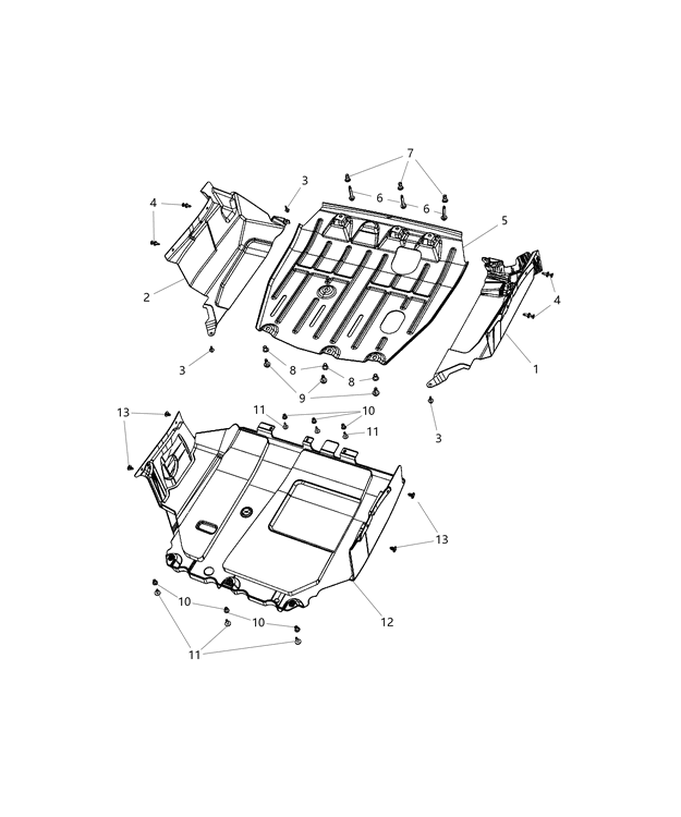 Suojamuovi etu oikea ala Dodge Caliber 2008-2012