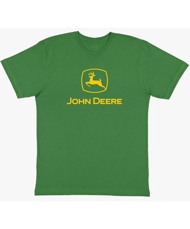 T-paita John Deere logolla, vihreä