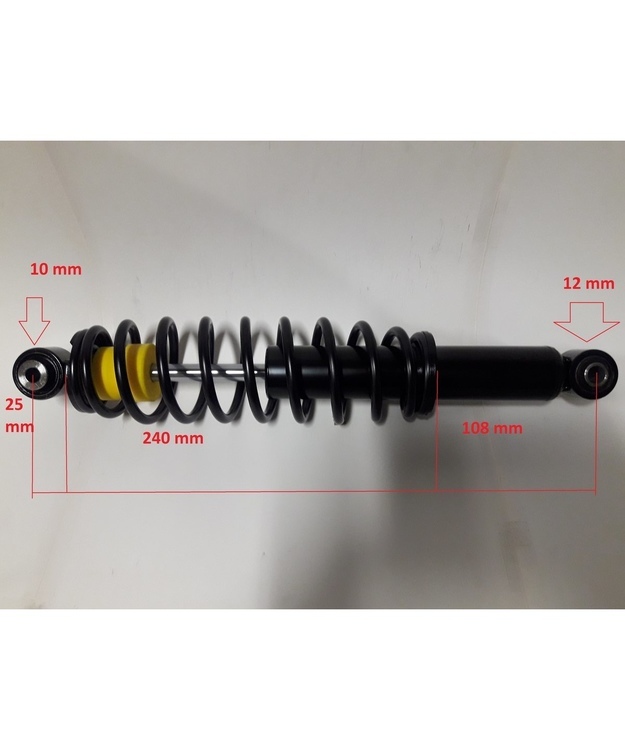 Takaiskunvaimennin Aixam City/City S/Scouty