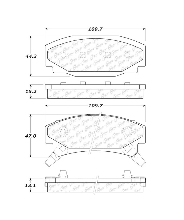 Takajarrupalat Cadillac Eldorado/Seville 1986-1991