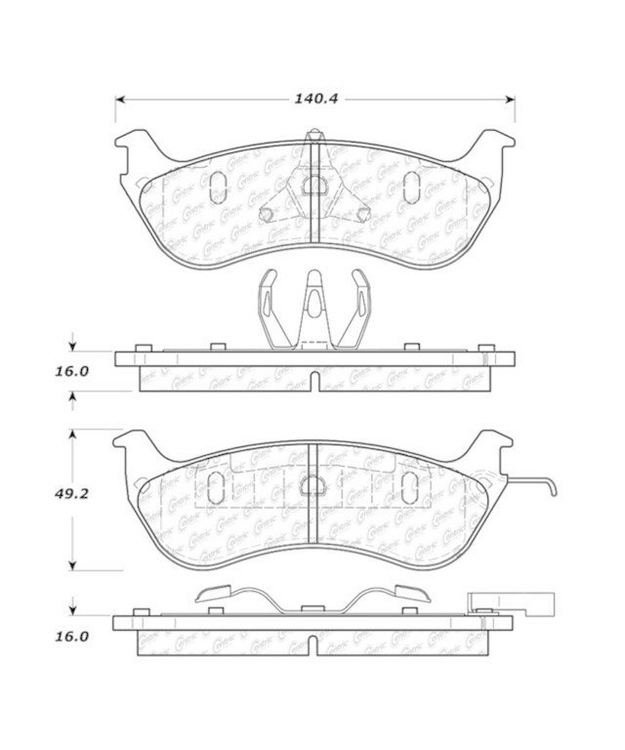 Takajarrupalat Ford Crown Victoria HD/Police 1996-2002