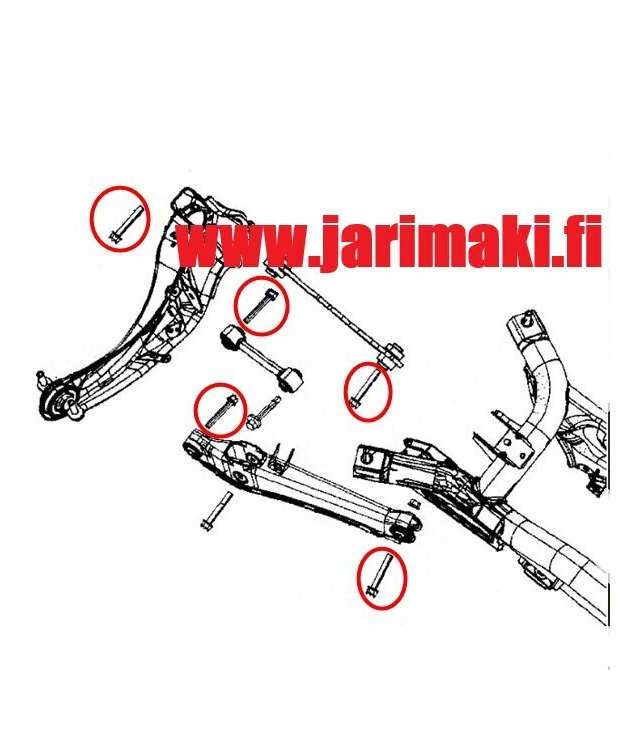 Takatukivarrenpultti Dodge Caliber 2007-2017