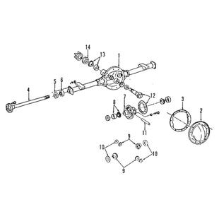 Tasauspyörästön ratas GM 8.5" 28/30 boorinen