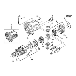 Tasauspyörästön ratas GM 8.5/8.625 1985-1987
