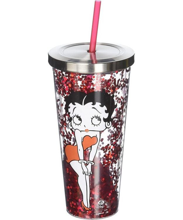 Termoskuppi pillillä - Betty Boop