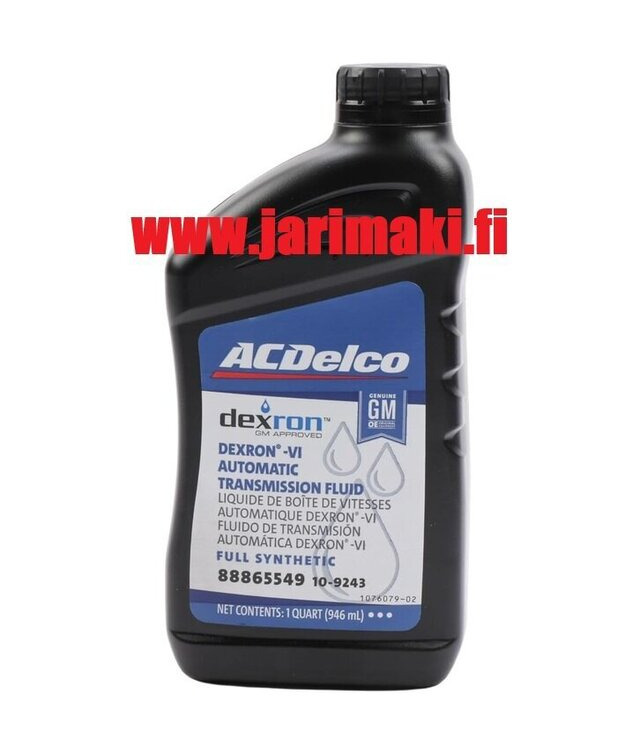 Vaihteistoöljy täyssynteettinen Dexron VI quart (946ml)