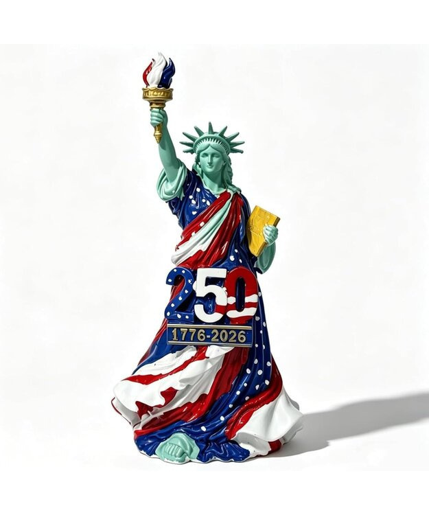 Vapauden patsas koriste USA 250 v.