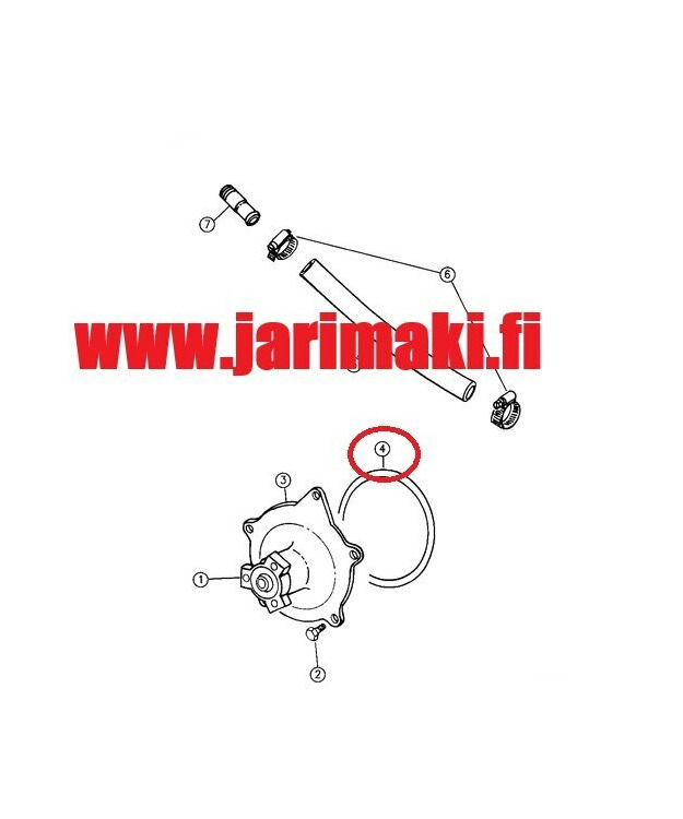 Vesipumpun tiiviste Mopar 3.3/3.8 1990-01