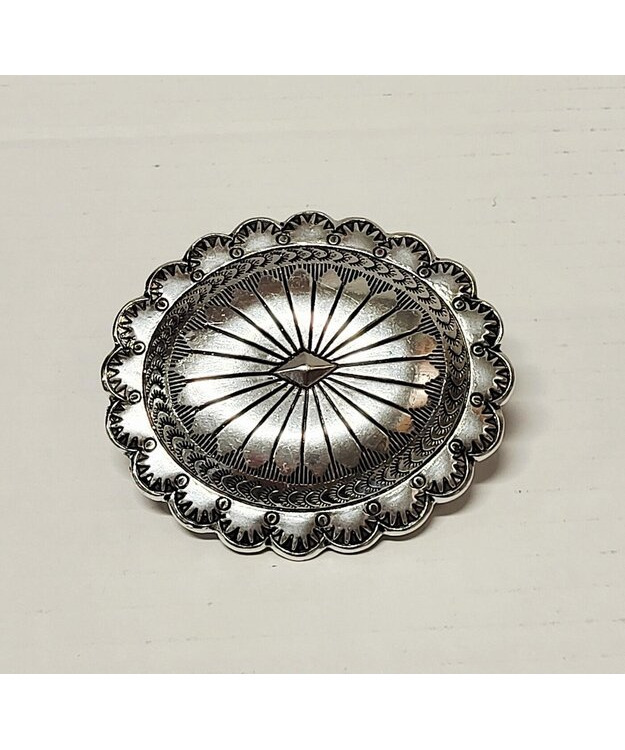 Vyönsolki - ovaali concho hopea