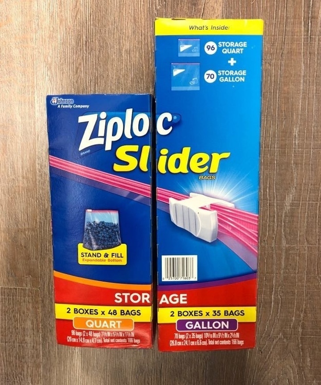 Ziploc Slider -säilytyspussi