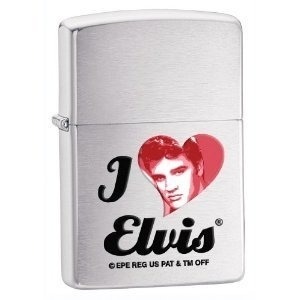 I Love Elvis -zippo sytytin