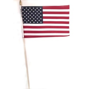 USA-lippu (puuvarrellinen) USA
