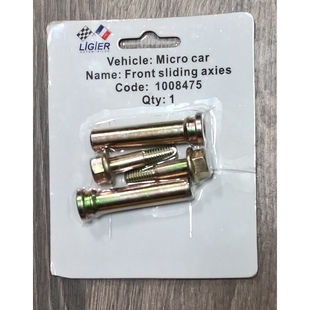 Jarrusylinterin liukuholkit eteen Ligier Ixo, JS50 / Microcar Mgo/M8/Coupe / F8, Aixam 2010+, Chatenet CH26 2012+, JDM Roxsy