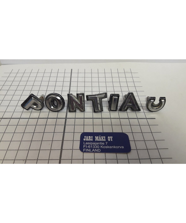 Merkki metallia Pontiac
